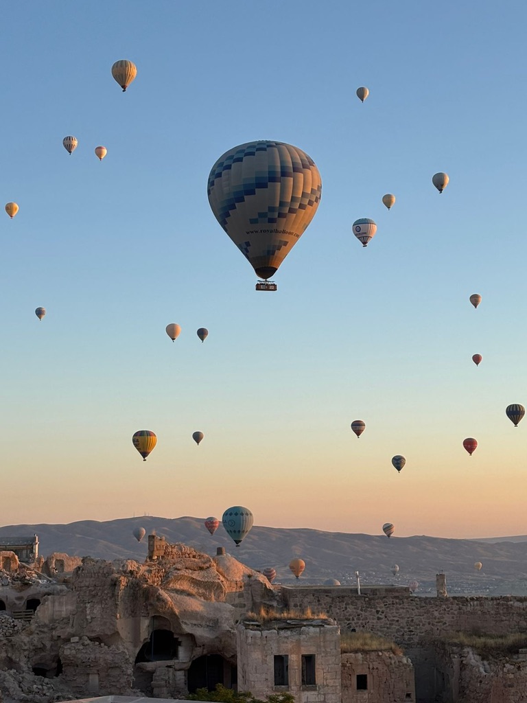 Heißluftballons über Kappadokia
