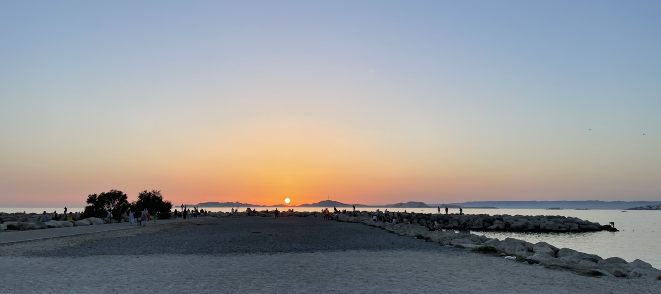Sonnenuntergang in Marsaille