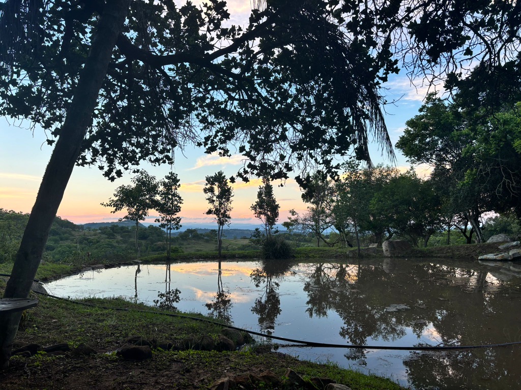 privater Weiher in Südafrika