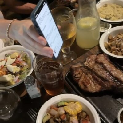 echtes argentinisches Fleisch zum Abendessen